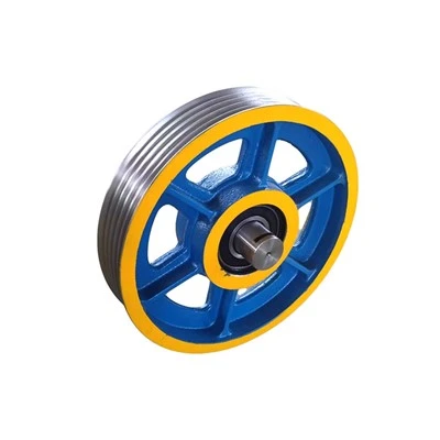 Roue de contrepoids de roue de corde inverse d'ascenseur